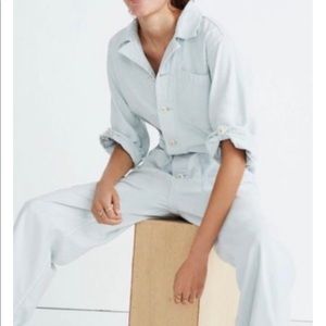 NWT Madewell As Ever Coveralls, Size Large, 100% Cotton
